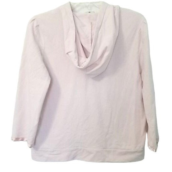 Motherhood Nursingwear Pullover Hoodie Cardigan Sz M Womens Pink