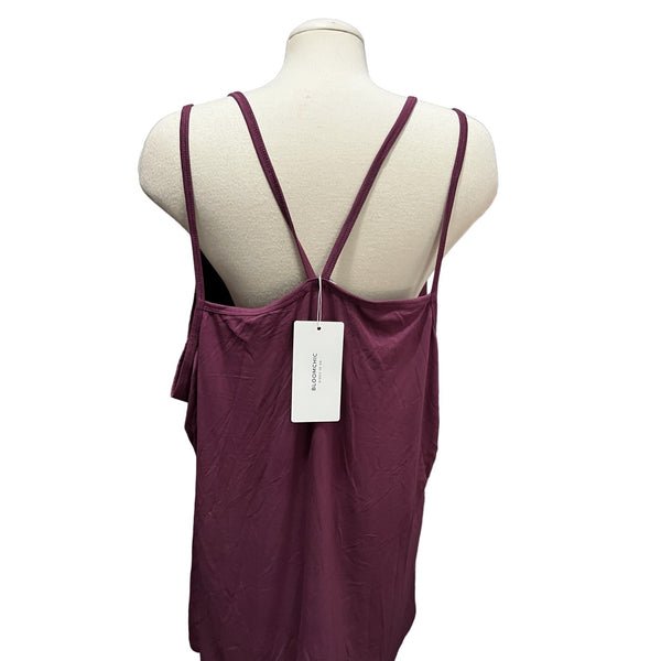 BloomChic NWT Double Strappy Crossback Tank Top Sz 26 (4XL) Womens Plus Shirt